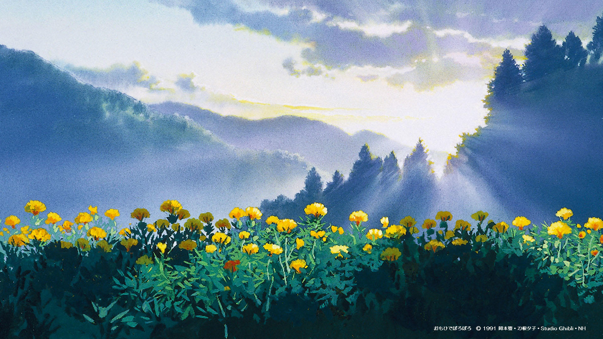 5 25更新 Web会議などで使える スタジオジブリ壁紙 スタジオジブリ Studio Ghibli