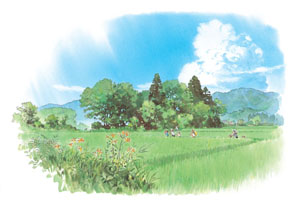 紀伊國屋画廊にて男鹿和雄の原画展開催されます スタジオジブリ Studio Ghibli