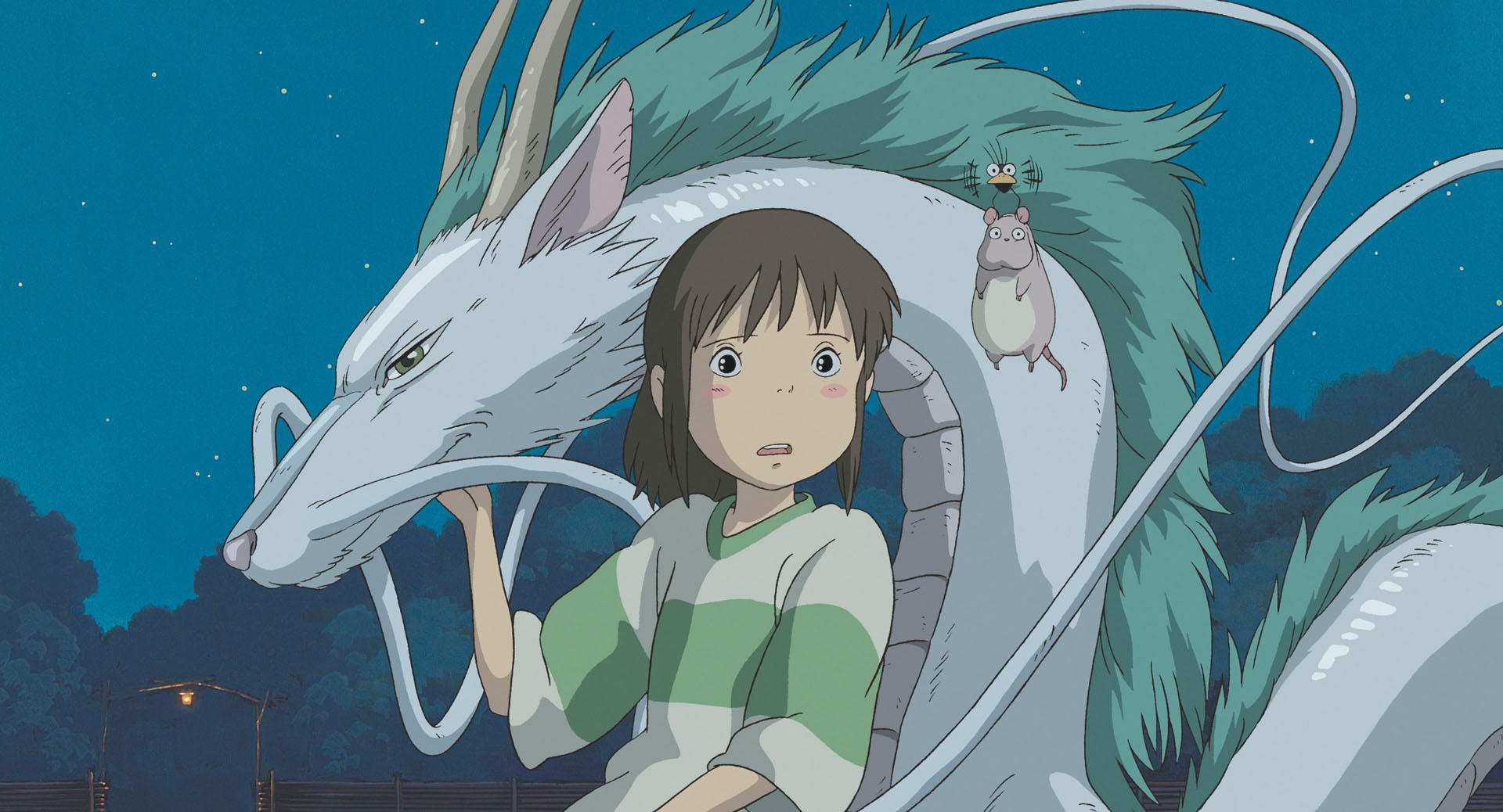 Chihiro deve se separar dos pais e aprender a se virar sozinha em um mundo que não é o seu. (Foto: Reprodução/Studio Ghibli).